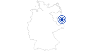 Badesee/Strand Schervenzsee im Schlaubetal im Seenland Oder-Spree: Position auf der Karte