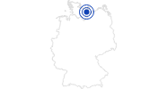 Badesee/Strand Badestrand Neustadt in Holstein an der Ostsee und Holsteinische Schweiz: Position auf der Karte