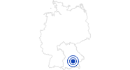 Badesee/Strand Kronthaler Weiher Erding im Münchner Umland: Position auf der Karte