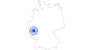Badesee/Strand Laacher See in der Eifel: Position auf der Karte