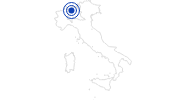 Badesee/Strand Comer See - Lago di Como in Como: Position auf der Karte