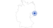 Badesee/Strand Partwitzer See in Oberlausitz: Position auf der Karte