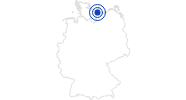 Badesee/Strand Ostseebad Grömitz an der Ostsee und Holsteinische Schweiz: Position auf der Karte