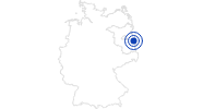 Badesee/Strand Helenesee im Seenland Oder-Spree: Position auf der Karte