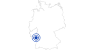 Badesee/Strand Clausensee in der Pfalz: Position auf der Karte