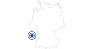 Badesee/Strand Stausee Losheim im Hunsrück: Position auf der Karte