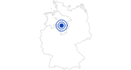Badesee/Strand Maschsee in Hannover in der Region Hannover: Position auf der Karte