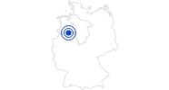 Badesee/Strand Kronensee im Osnabrücker Land: Position auf der Karte