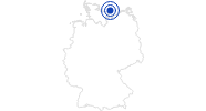 Badesee/Strand Badestrand Fehmarn an der Ostsee und Holsteinische Schweiz: Position auf der Karte