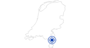 Badesee/Strand Maas-Seen in Zentral-Limburg: Position auf der Karte