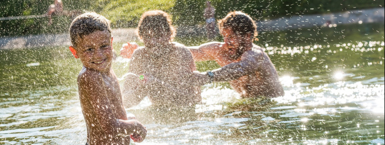 Badespass am Reitecksee