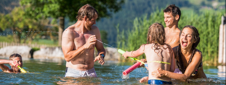 Badespass beim Reitecksee