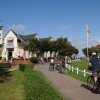 Das Fahrrad ist das beliebteste Fortbewegungsmittel auf Amrum, hier im Norddorf