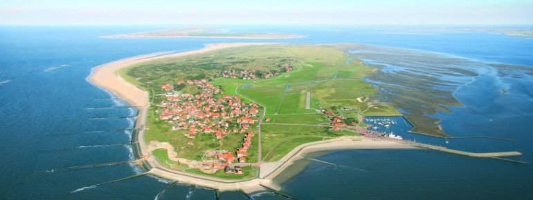 Baltrum aus der Luft