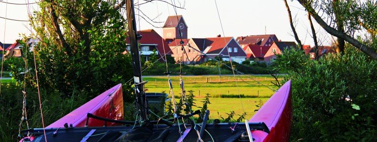 Auch Katamaran-Segeln kann man auf Baltrum