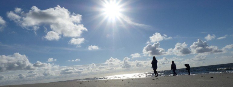 Strandspaziergänge bei Ebbe - ein absolutes Muss!