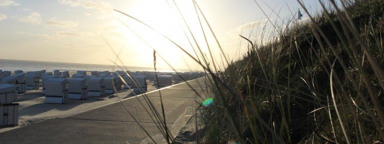 Sonnenaufgang über den Dünen