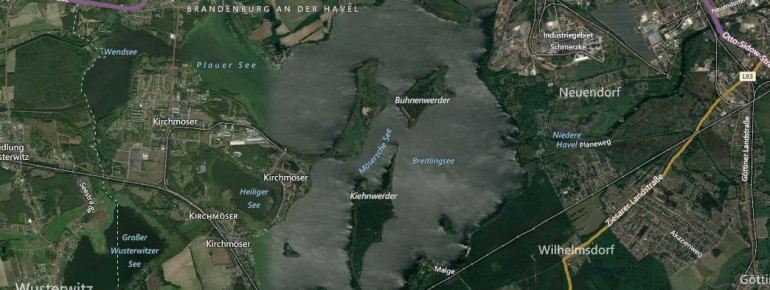 Der Breitlingsee ist Teil einer Seenplatte bestehend aus insgesamt sieben Seen.