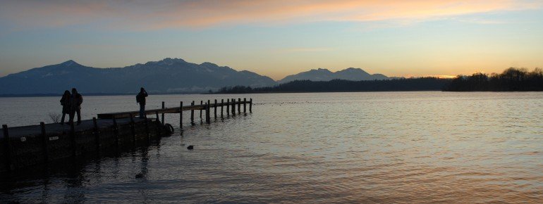 Abendstimmung am Chiemsee