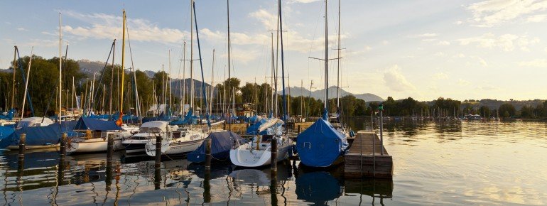 Segelboote am Chiemsee