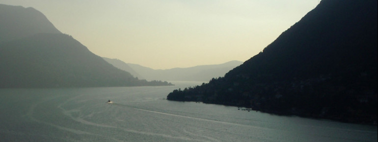 Der Lago di Como ist der drittgrößte See in Italien.