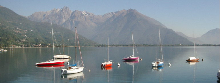 Vor allem der Alto Lago ist bei Seglern und Surfern beliebt.