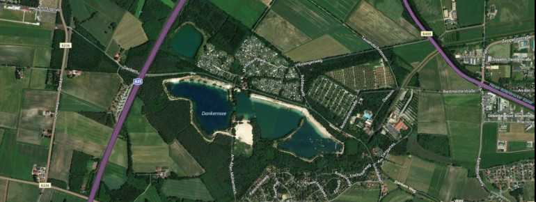 Satellitenbild Dankernsee