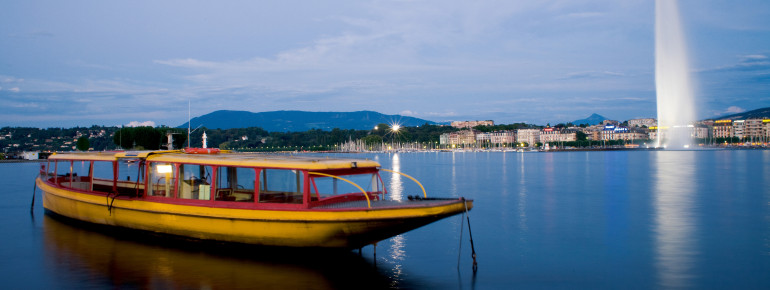 In Genf werden die kleinen Fähren Mouettes genannt.