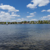Der 84 Hektar große Kalksee bei Rüdersdorf und Woltersdorf.