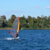 Auch Windsurfen kann man am Kulkwitzer See.