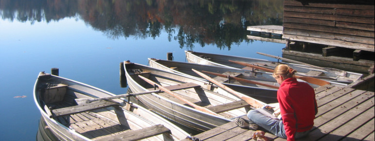 Hier am Steg bei Hartmannsberg kann man wunderbar die Seele baumeln lassen.