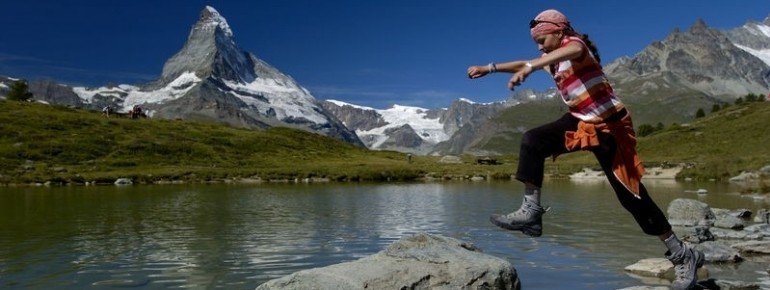 Der Leisee ist die letzte Station auf dem 5-Seenweg. Da lohnt sich eine verdiente Abkühlung