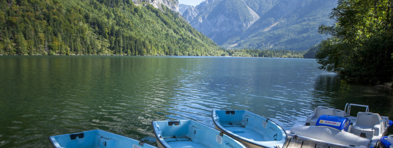 In der Nähe des Restaurants besteht die Möglichkeit Tret- und Ruderboote auszuleihen.