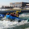 Das Freizeitangebot auf dem Markkleeberger See umfasst auch Rafting