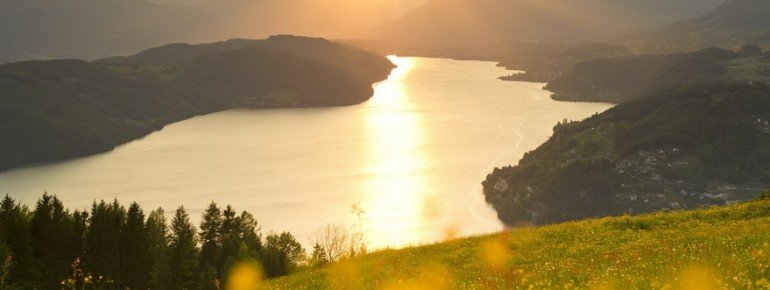 Romantik pur - Sonnenuntergang am Millstätter See