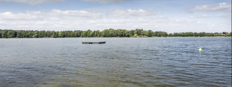 Der Müllroser See eignet sich mit seinen beiden Strandbädern für einen Badeausflug in der Natur.