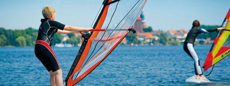 Surfen auf der Müritz