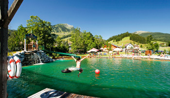 Der Wasserpark Russbach bietet Spaß für Groß und Klein