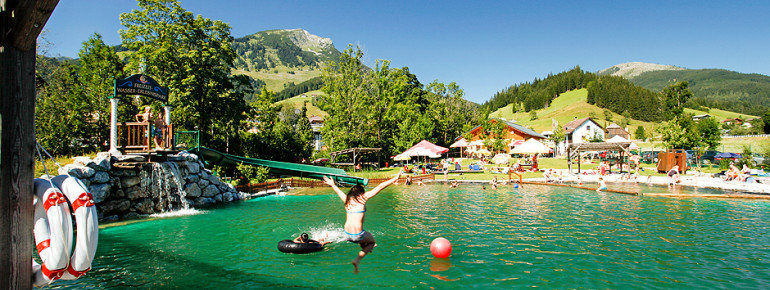 Der Wasserpark Russbach bietet Spaß für Groß und Klein