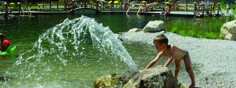 Für die kleinen Badegäste gibt es viel zu entdecken.