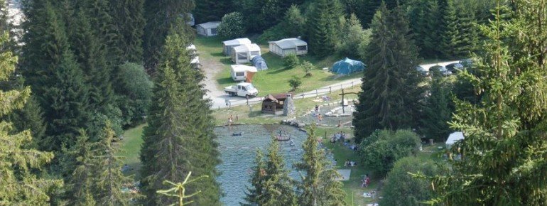 Lage inmitten der Wälder