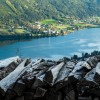 Der Ossiacher See in der Region Villach.