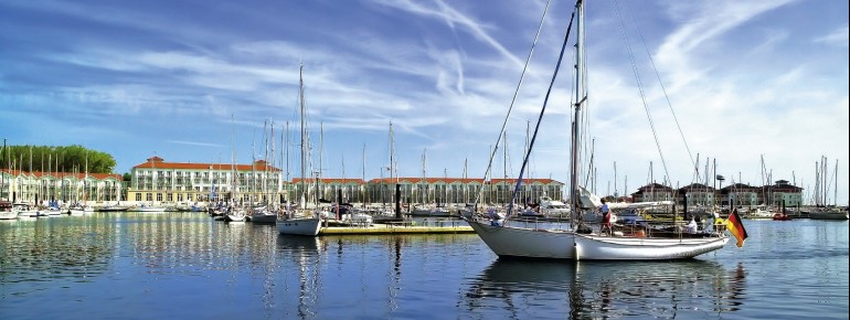 Der Hafen Weiße Wiek bei Tarnewitz