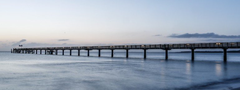 Die Seebrücke wurde 1992 eingeweiht.