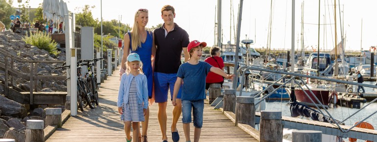 400 Liegeplätze bietet der Bootshafen in Kühlungsborn.