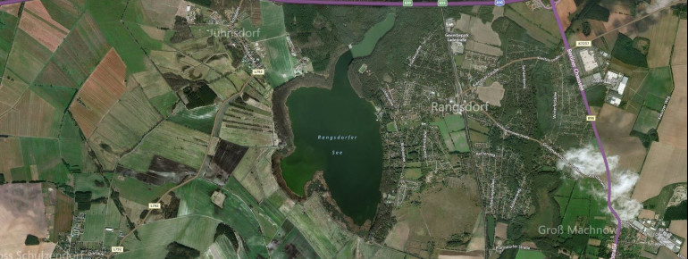 Satellitenbild Rangsdorfer See