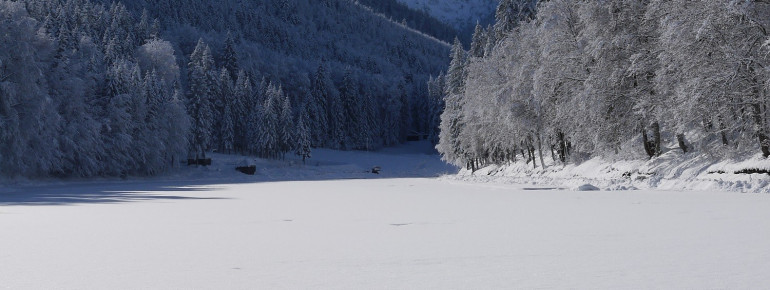 Auch im Winter ist der Rießersee ein beliebtes Ausflugsziel.