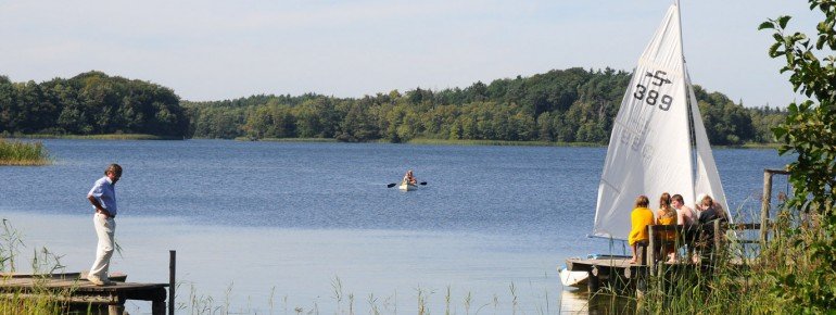 Blick auf den Schaalsee in Groß Zecher