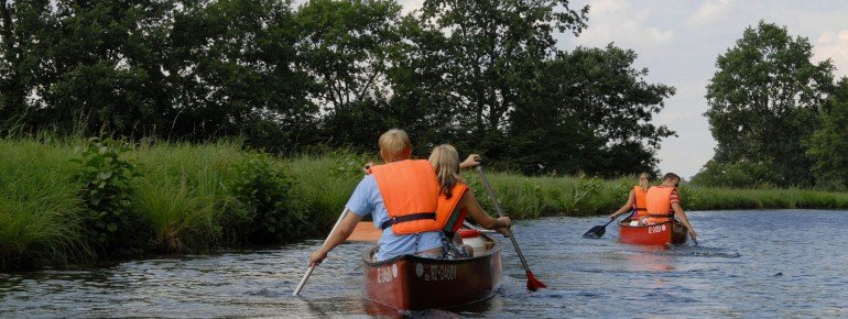 Kanufahren auf dem Schaalseekanal