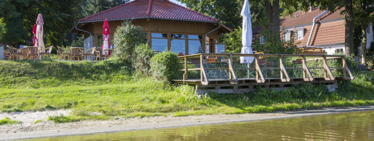 Das Strandbad Caputh liegt am Nordufer des Schwielowsees.